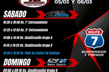 EL GP ROUTE 7 SUSPENSIÓN Y FRENOS SERA EL PUNTAPIÉ INICIAL, (Horarios)