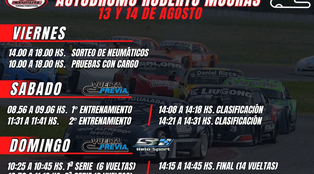 HORARIOS PARA LA 7MA