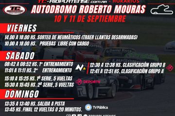 HORARIOS PARA LA  8va FECHA (MODIFICADO POR SEGUNDA VEZ)